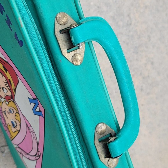 Vtg 1990 Alvin and The Chipmunks Alvin and Brittany Mini Suitcase - Picture 6 of 9